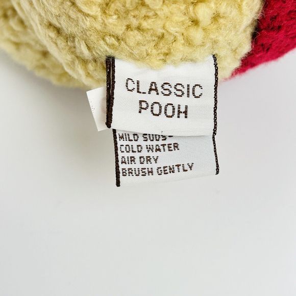 Vintage Pooh Plush Disney GUND Embroidered Honey Jar Stuffie Toy - Picture 10 of 11